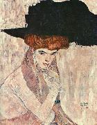 The Black Feather Hat, Gustav Klimt